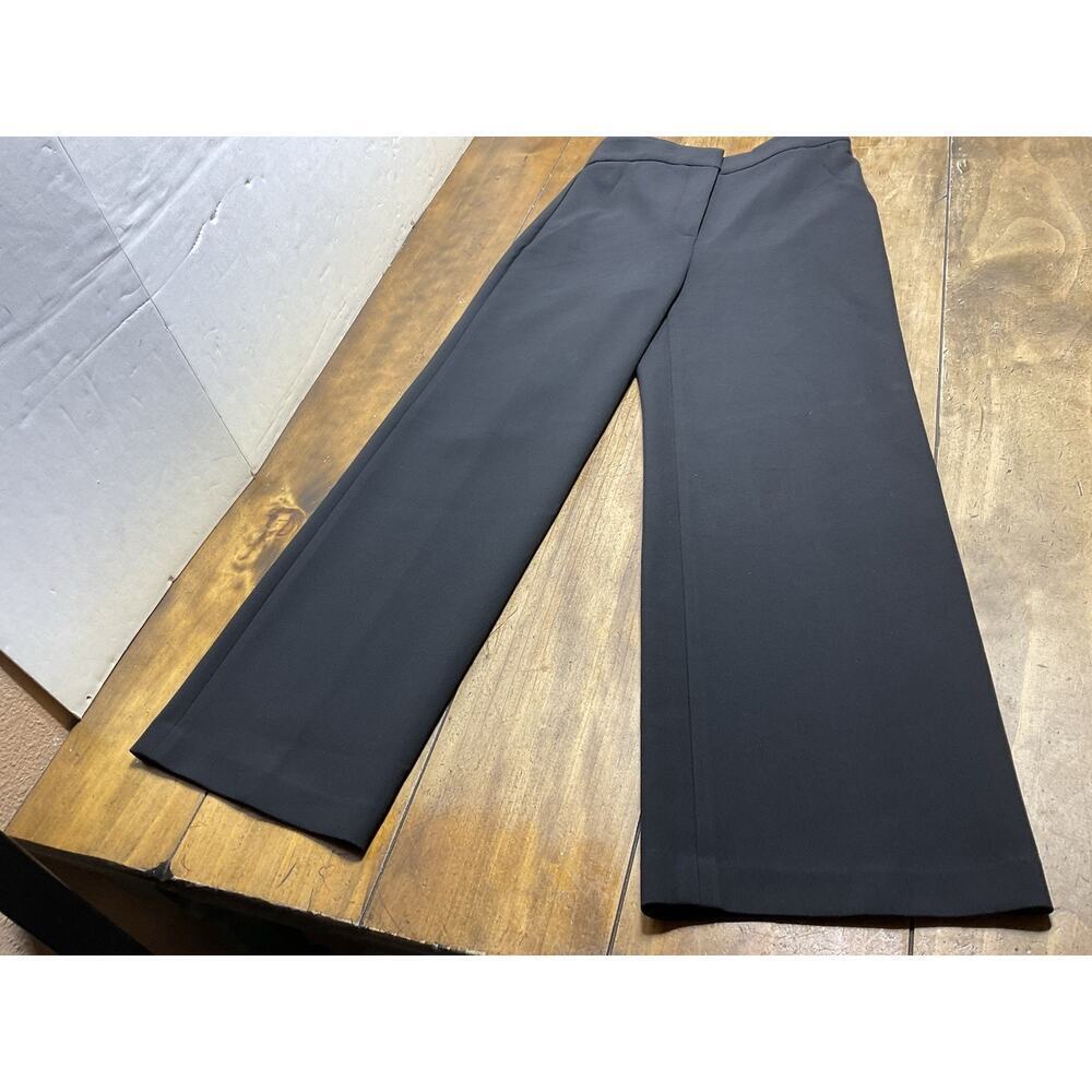 Veronica Beard Dress Pants Wide Leg Trousers Size 4 Black